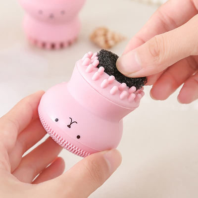 Five Octopus Silicone Foam Face Cleaning Brush