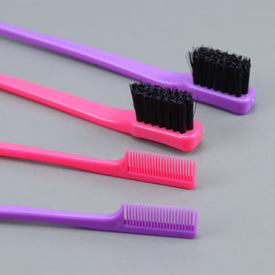 Multicolor Double Sided Edge Hair Brush Comb