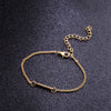 Three Piece Simple Gold Knot Bangle Geometric Bracelet Sets