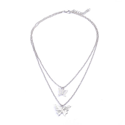 Animal Butterfly Clavicle Choker / Chain Pendant Necklace
