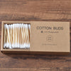 Eco Friendly Cotton Swab Bamboo Sticks Double Head Box