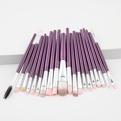 Twenty Piece Makeup Mascara Brushes Set
