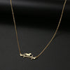 Heart Pluse Horse Stainless Steel Pendant Chain