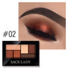 Eight Makeup Matte Glitter EyeShadow Palette / Small Brush