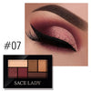 Eight Makeup Matte Glitter EyeShadow Palette / Small Brush